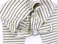 Lil Atelier frost gray bukser striber